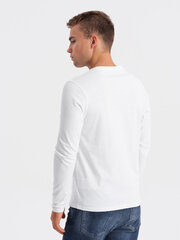 T-krekls vīriešiem Ombre Clothing 124246-7, balts cena un informācija | Vīriešu T-krekli | 220.lv