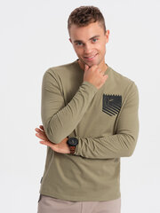 T-krekls vīriešiem Ombre Clothing 1242447, zaļš cena un informācija | Vīriešu T-krekli | 220.lv