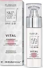 Сыворотка для лица против морщин Floslek Vital Serum Anti-wrinkle concentrate with coenzyme Q10, 30 мл цена и информация | Сыворотки для лица, масла | 220.lv