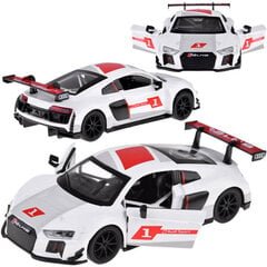 Metāla Audi R8 LMS sporta automašīna ar skaņas un gaismas efektiem cena un informācija | Rotaļlietas zēniem | 220.lv