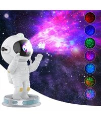 Светодиодный 3D-галактический и звездный проектор, ночник, астронавт Spaceman цена и информация | Праздничные декорации | 220.lv
