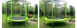 Dārza batuts Skyflyer Ring 2in1, 180 cm cena un informācija | Batuti | 220.lv