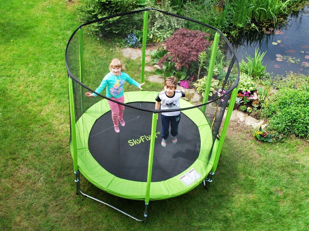 Dārza batuts Skyflyer Ring 2in1, 180 cm cena un informācija | Batuti | 220.lv