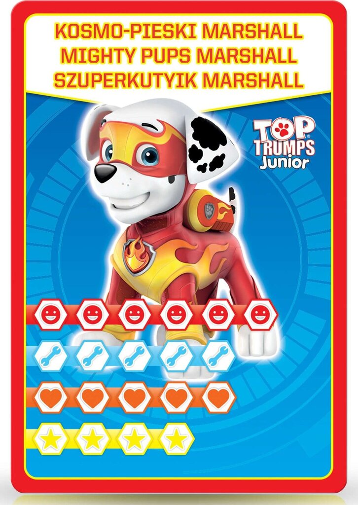 Kāršu spēle skārdenē Paw Patrol Top Trumps cena un informācija | Galda spēles | 220.lv