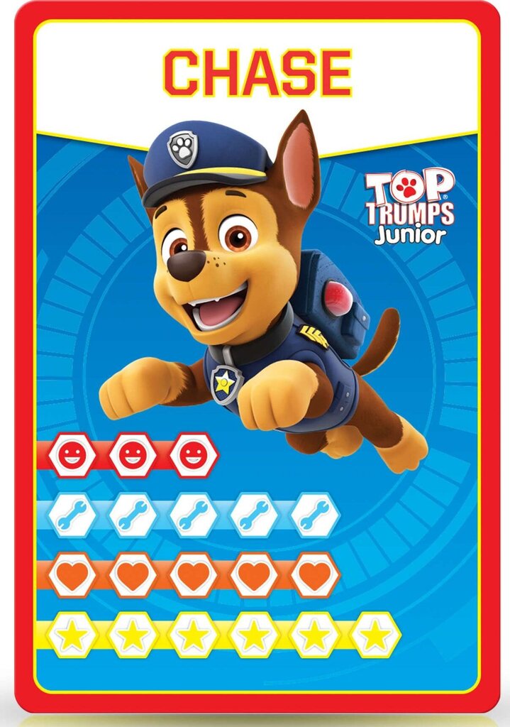 Kāršu spēle skārdenē Paw Patrol Top Trumps cena un informācija | Galda spēles | 220.lv