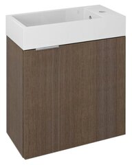 Шкафчик под умывальник Latus IV, коричневый цена и информация | Шкафчики для ванной | 220.lv