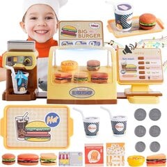 Mini burgeru veikals bērniem Woopie, 25 gab. cena un informācija | Rotaļlietas meitenēm | 220.lv