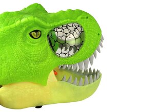 Маска динозавра со световыми и звуковыми эффектами, зеленая цена и информация | Карнавальные костюмы, парики и маски | 220.lv