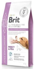 Brit Veterinary Diets Dog Ultra-Hypoallergenic pieaugušiem suņiem, 12 kg cena un informācija | Sausā barība suņiem | 220.lv