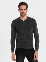 Džemperis vīriešiem Ombre Clothing, melns cena un informācija | Vīriešu džemperi | 220.lv
