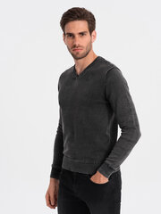 Džemperis vīriešiem Ombre Clothing, melns cena un informācija | Vīriešu džemperi | 220.lv
