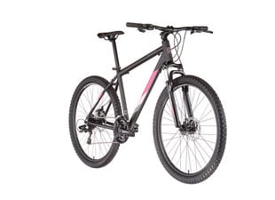 Kalnu velosipēds Serious Rockville 27,5", melns/rozā cena un informācija | Velosipēdi | 220.lv