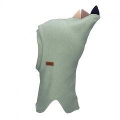 Шапка-шлем из мериносовой шерсти TuTu 3-006713-158, зеленая цена и информация | Шапки, перчатки, шарфы для мальчиков | 220.lv
