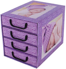 картонная коробка с выдвижными ящиками цена и информация | Ящики для вещей | 220.lv