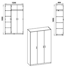 Шкаф Shkaf -15, коричневый цена и информация | Шкафы | 220.lv