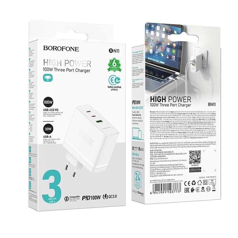 Borofone BN11 цена и информация | Lādētāji un adapteri | 220.lv