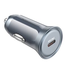 Borofone Car charger BZ26 Searcher - Typ C - PD 30W 3A grey цена и информация | Зарядные устройства для телефонов | 220.lv