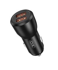 XO car charger CC55 30W 2x USB black цена и информация | Зарядные устройства для телефонов | 220.lv