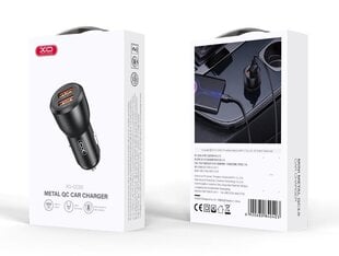 XO car charger CC55 30W 2x USB black цена и информация | Зарядные устройства для телефонов | 220.lv