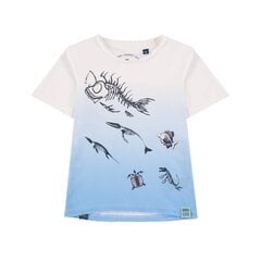 Tom Tailor T-krekls zēniem, balts/zils цена и информация | Рубашки для мальчиков | 220.lv