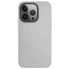 UNIQ etui Lino Hue iPhone 15 Pro 6.1" Magclick Charging jasnoszary|chalk grey цена и информация | Чехлы для телефонов | 220.lv