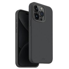 UNIQ etui Lino Hue iPhone 15 Pro 6.1" Magclick Charging szary|charcoal grey цена и информация | Чехлы для телефонов | 220.lv