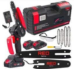 Akumulatora mini motorzāģis Red Technic 1000 W cena un informācija | Motorzāģi | 220.lv