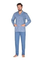 Pidžama vīriešiem, zila cena un informācija | Vīriešu halāti, pidžamas | 220.lv