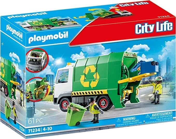 71234 Playmobil Atkritumu šķirošanas automašīna cena un informācija | Konstruktori | 220.lv