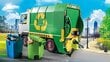 71234 Playmobil Atkritumu šķirošanas automašīna цена и информация | Konstruktori | 220.lv