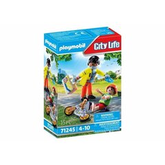 PLAYMOBIL Фельдшер с пациентом 71245 цена и информация | Конструкторы и кубики | 220.lv