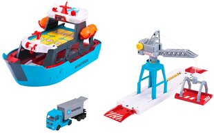 Loģistikas ostas komplekts ar kravas kuģi Maersk Majorette цена и информация | Игрушки для мальчиков | 220.lv