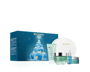 Набор для ухода за кожей Biotherm Aqua Source Hyalu Plump: гель, 50 мл + эликсир, 7 мл + очищающее средство, 50 мл + крем для век, 5 мл + косметичка цена и информация | Кремы для лица | 220.lv