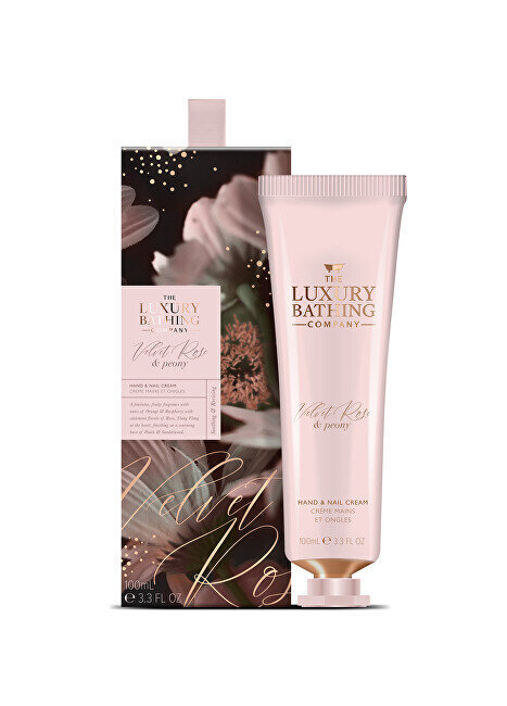 Roku un nagu krēms The Luxury Bathing Velvet Rose, 100 ml цена и информация | Ķermeņa krēmi, losjoni | 220.lv