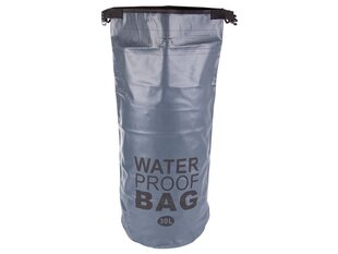 Ūdensnecaurlaidīga soma, 30l, pelēka cena un informācija | Ūdensizturīgas somas, maisi, lietusmēteļi | 220.lv