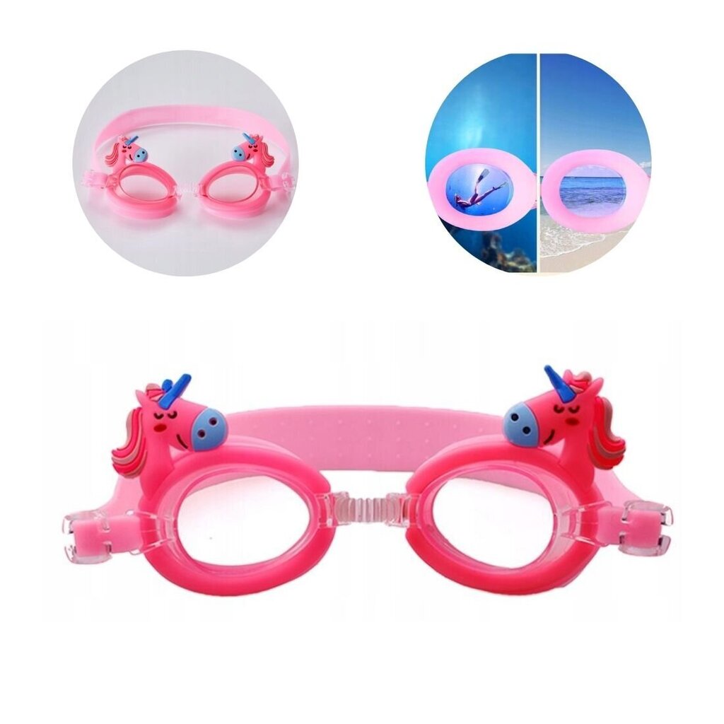 Peldēšanas brilles, rozā цена и информация | Peldēšanas brilles | 220.lv