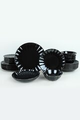 Keramikas trauku komplekts, 24 gab cena un informācija | Trauki, šķīvji, pusdienu servīzes | 220.lv