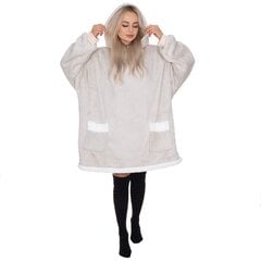 Одеяло с капюшоном большого размера hoodie blanket Springos HA7322, светло-серое цена и информация | Одеяла | 220.lv