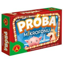 Kāršu spēle Mikrofona pārbaude, PL цена и информация | Настольная игра | 220.lv