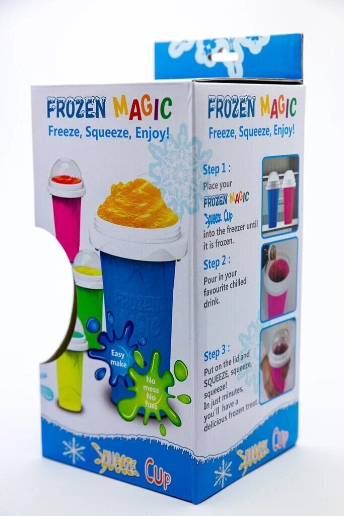 Ledus dzērienu pagatavošanas krūze - Slushy Cup Frozen Magic green cena un informācija | Glāzes, krūzes, karafes | 220.lv