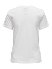 Only женская футболка 15317991*03, белый 5715511837520 цена и информация | Женские футболки | 220.lv