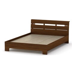 Кровать Компанит Стиль160, 160х200 см, коричневая цена и информация | Кровати | 220.lv
