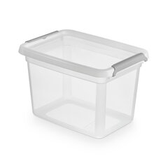 контейнер с крышкой и зажимами 14x19x12,5см 2л цена и информация | Посуда для хранения еды | 220.lv