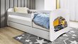 Bērnu gulta ar atvilktni bez matrača Kocot Kids BabyDreams, balta цена и информация | Bērnu gultas | 220.lv