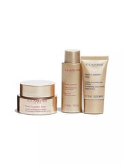 Набор для ухода за лицом Clarins Nourishing &amp; Revitalising Essentials для женщин: дневной крем, 50 мл + ночной крем, 50 мл + крем для лица, 15 мл цена и информация | Наносите на чистую кожу лица. Подержите около 10-15 минут и смойте водой. | 220.lv