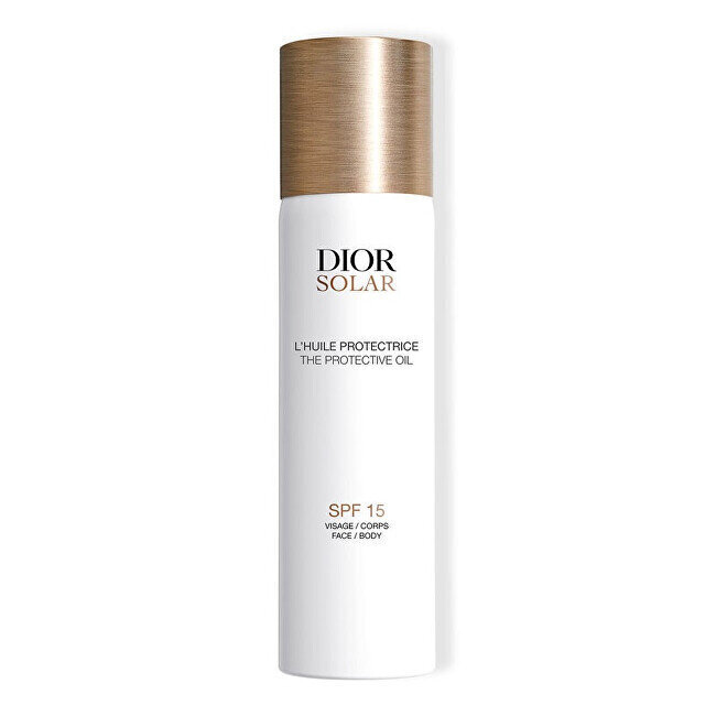 Aizsargājoša sauļošanas eļļas Dior Solar The Face and Body Protective Oil SPF 15, 125 ml cena un informācija | Sauļošanās krēmi | 220.lv