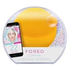 Gudrs sejas tīrīšanas līdzeklis Foreo Luna Smart Sunflower Yellow, 1 gab цена и информация | Кисти для макияжа, спонжи | 220.lv