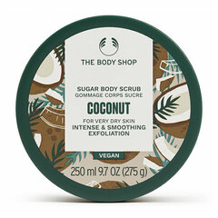 Ķermeņa skrubis The Body Shop Coconut Body Scrub, 250 ml cena un informācija | Ķermeņa skrubji | 220.lv