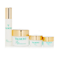Valmont Prime 24 Hour Gold Renewing Set: mitrinošs sejas krēms, 50 ml + sejas serums, 15 ml + sejas maska, 15 ml + acu zonas krēms, 5 ml cena un informācija | Sejas krēmi | 220.lv