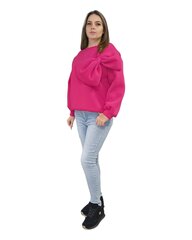 Damskie ciemny różowy Bluzka plus size цена и информация | Женские толстовки | 220.lv